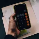 black Android smartphone